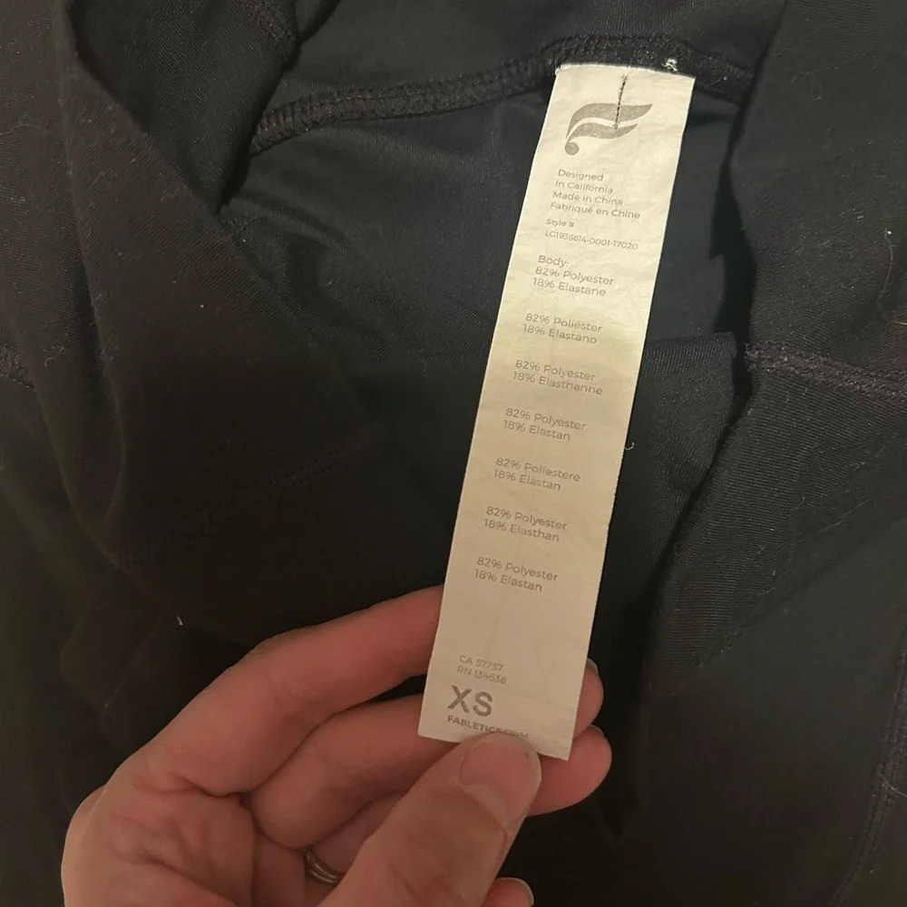 Maternity Black Fabletics Leggings - Picture 5 of 5
